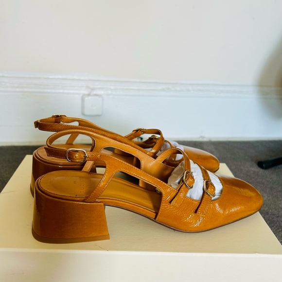 Sezane Paula Babies Block Heel Slingbacks - Picture 7 of 10